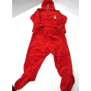 Vintage Little Me By Lois Snowman Two Piece Large 18-27 lbs Embroidered